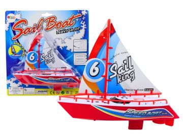 Otroška jadrnica na baterije - rdeča eigrace