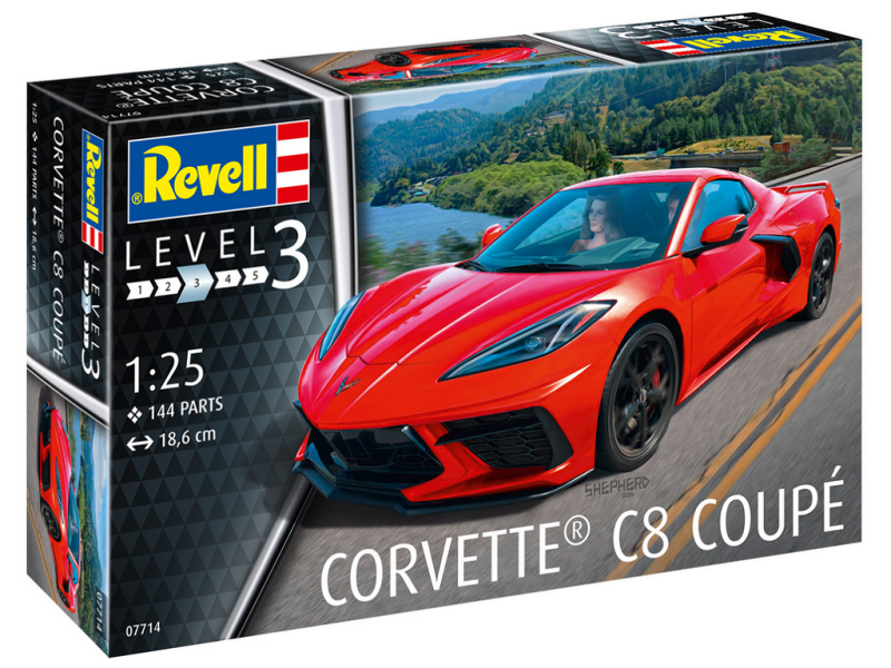 Revell 07714 - Maquette voiture Corvette C8 Coupé 1/25