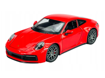 Kovinski avtomobil Porsche 911 Carrera 4S - rdeč eigrace
