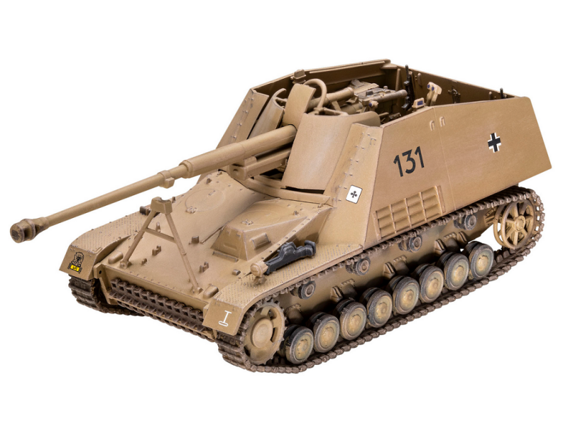 Revell - Sd.Kfz. 164 Rhinocéros - Maquette Blindée 2024 - Intérieur Détaillé - Canon Orientable - Dès 8 Ans
