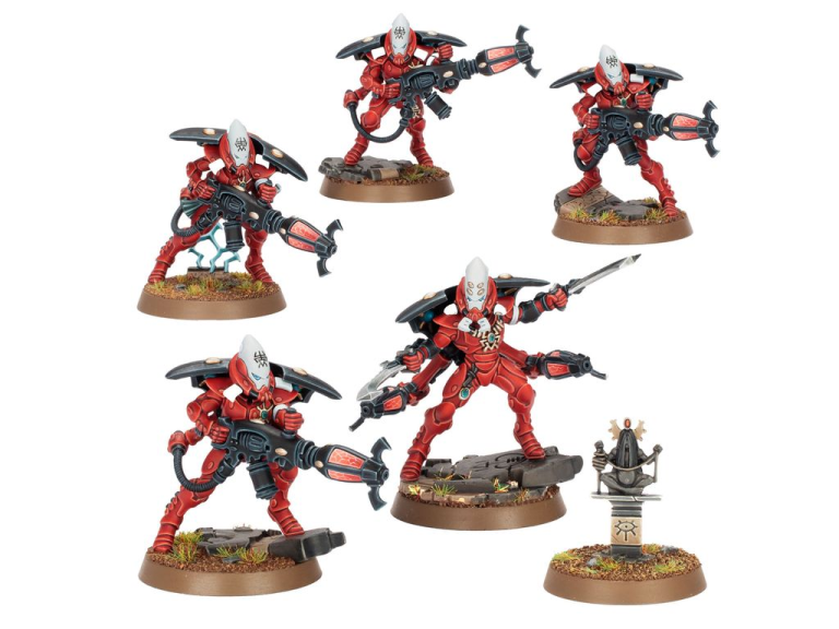 Warhammer 40.000: Kit Aeldari Warp Spiders - Modellini In Plastica Da 5 Pezzi Con Exarch - 2