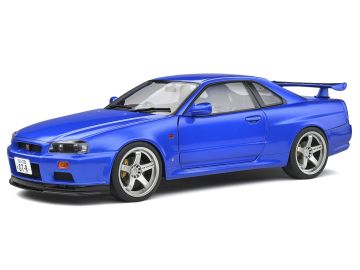 Solido Nissan Skyline R34 GT-R Bayside Blue 1999 1:18 eigrace