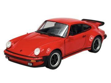 Kovinski avtomobil Porsche 911 Turbo - rdeč eigrace