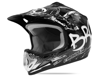 Kimo - motocross čelada XS - črna barva eigrace