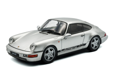 Solido Porsche 911 (964) RS Silver W Black Stripe 1994 eigrace