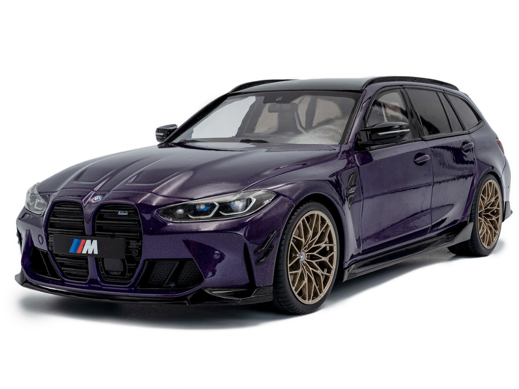 Solido BMW M3 (G81) Touring – Modèle Diecast 1:18 Vert, Toit Noir, Jantes Alliage