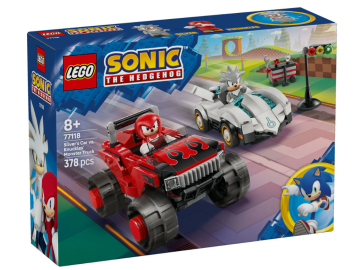 LEGO Sonic Silvers car vs Knuckles Monster truck 77118 eigrace