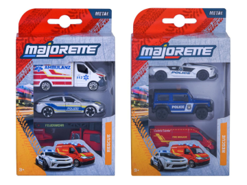 Majorette set reševalnih vozil 2 vrsti eigrace