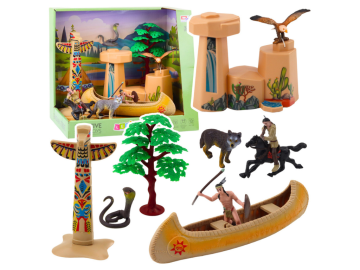 Komlet indijanskih figur - kajak eigarce