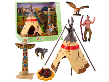 Komplet indijanskih figur - šotor eigrace