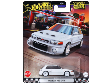 Hot Wheels Mazda 323 GTR white eigrace