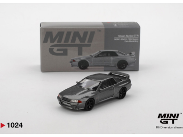 Mini GT Nissan Skyline GT-R Dark Metal Gray 1992 eigrace
