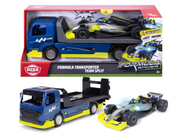 Dickie tovornjak Formula Transporter - Team Split eigrace