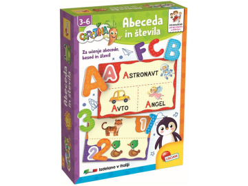 Lisciani igra za otroke - Abeceda in števila eigrace