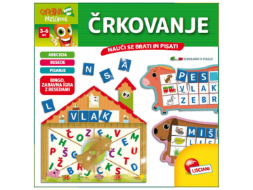 Lisciani otroška igra Črkovanje eigrace