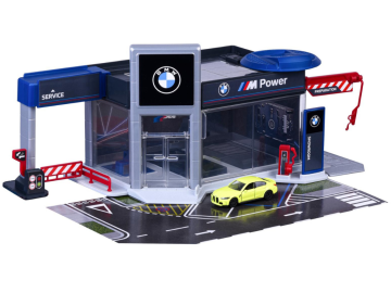 Majorette BMW Showroom Set z vozilom eigrace