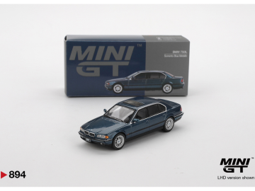 Mini GT BMW 750IL E39 Sorrento Blue Metallic 1998 eigrace