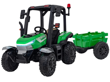 Otroški traktor Blast s prikolico - zelen eigrace