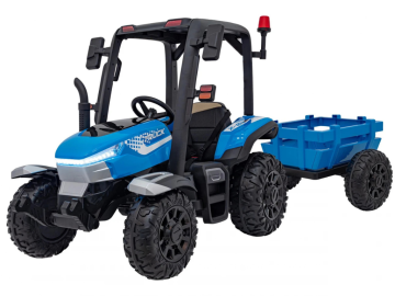 Otroški traktor Blast s prikolico - moder eigrace
