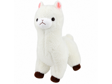 Plišasta igrača Lama - bela 38cm eigrace