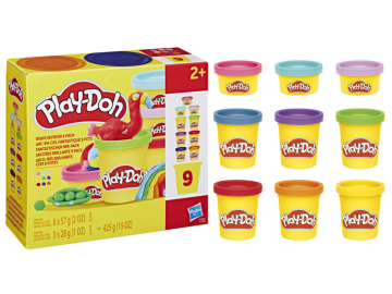 Play-Doh plastelin 9 lončkov - Mavrica eigrace