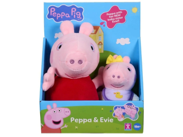 Plišasta Pujsa Pepa in Evie eigrace