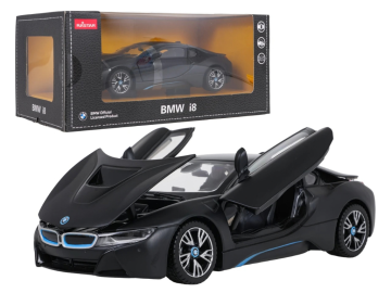 Rastar kovinski avtomobil BMW i8 črn 1-24 eigrace