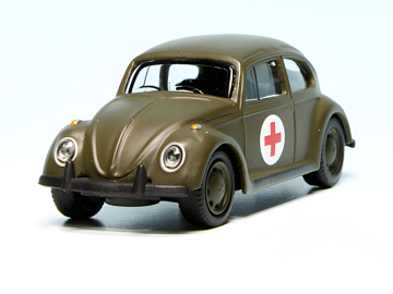 Schuco BW VW Beetle Medic Unit Ger. Army eigrace
